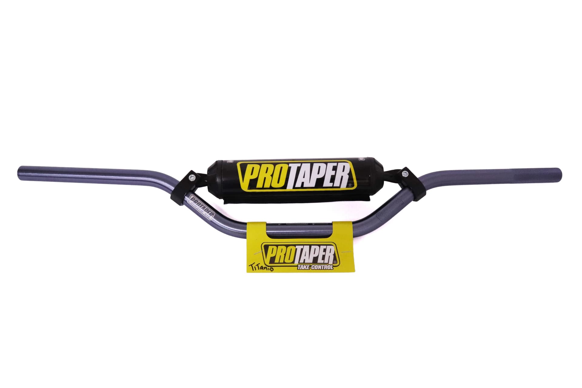 Manubrio ProTaper Seven Eighths (7/8") con Barra y Puf - Titanio (Gris Oscuro Metalizado)