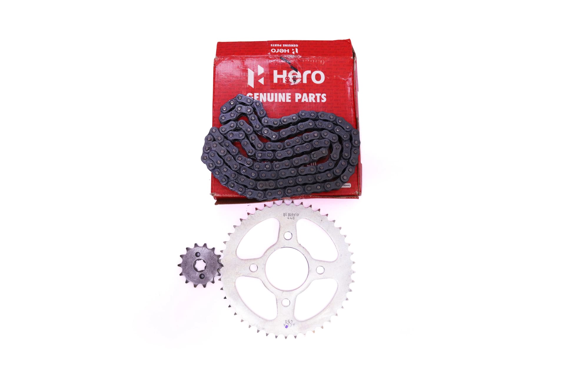 Kit de Arrastre (Spockets y Cadena) ACL - Hero Hunk 125